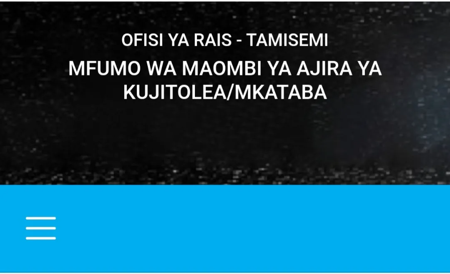 Mfumo Wa Maombi Ajira Za Kujitolea Tamisemi