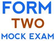 Form Two Region Mock Exam Kilimanjaro 2026 – All Subjects