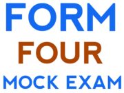 Form Four Mock Exam For Diocesan Schools 2026 – Sumbawanga