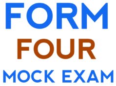 Form Four Mock Exam For Diocesan Schools 2026 – Sumbawanga