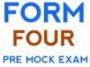 CASAU Form Four Pre Mock Exam 2026 with Marking Schemes