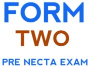 Chemistry Form Two Pre Necta I Exam 2026 With Marking Schemes St. Monica Wino Girls’ Secondary School