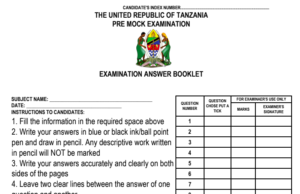 Examination booklets with graph paper at the end | download