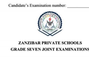 Standard Seven (GRADE SEVEN) Joint Examination 2026 ZAPNEC