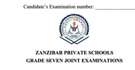 Standard Seven (GRADE SEVEN) Joint Examination 2026 ZAPNEC